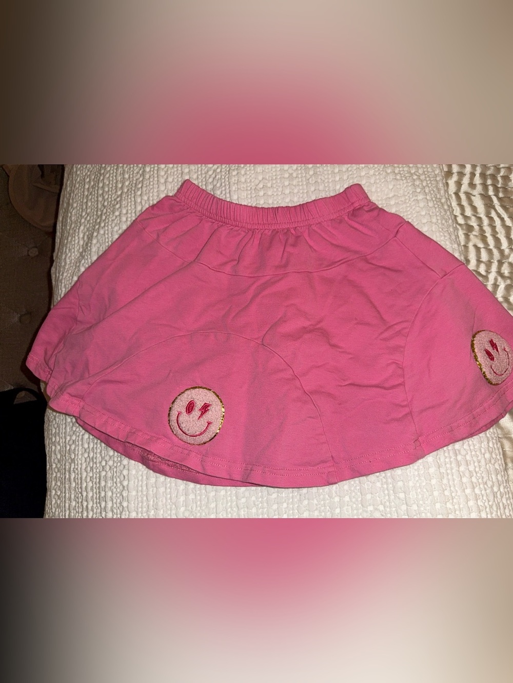 Excellent condition Lola + The Boys Pink Smile Embellished Bday Skirt Size:6 - Picture 9 of 9